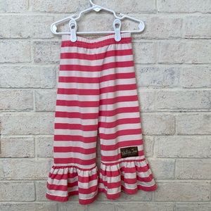 Matilda Jane pink striped pants